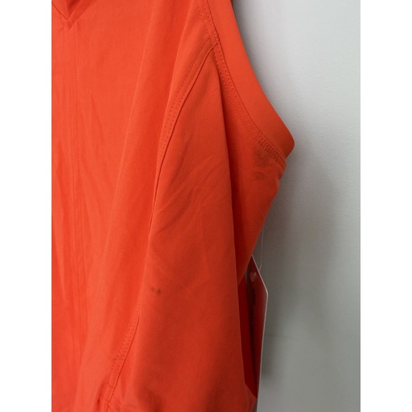 Athleta Venture Out Tank MEDIUM Vermillion Orange Stretch Abrasion Resistant NEW - Picture 3 of 7
